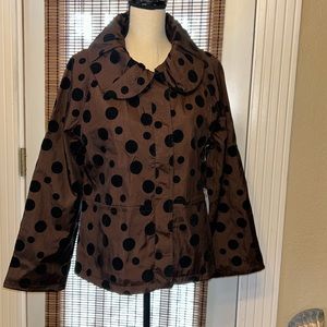 UBU Water Repellent Light Weight Jacket Sable/Spots Size MED NWT
